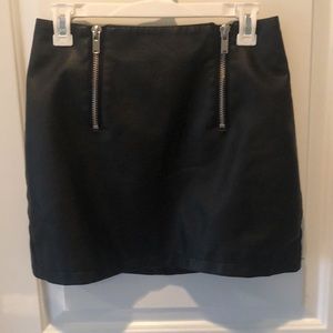 Forever 21 faux leather skirt